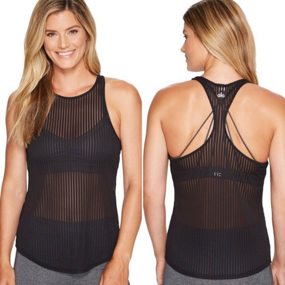 Alo yoga ribbed workout top